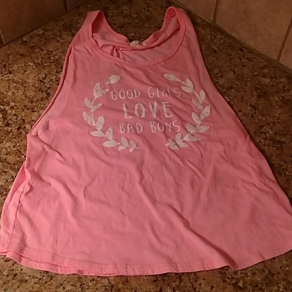 Tops - Good Girls LOVE Bad Boys tank JR MED